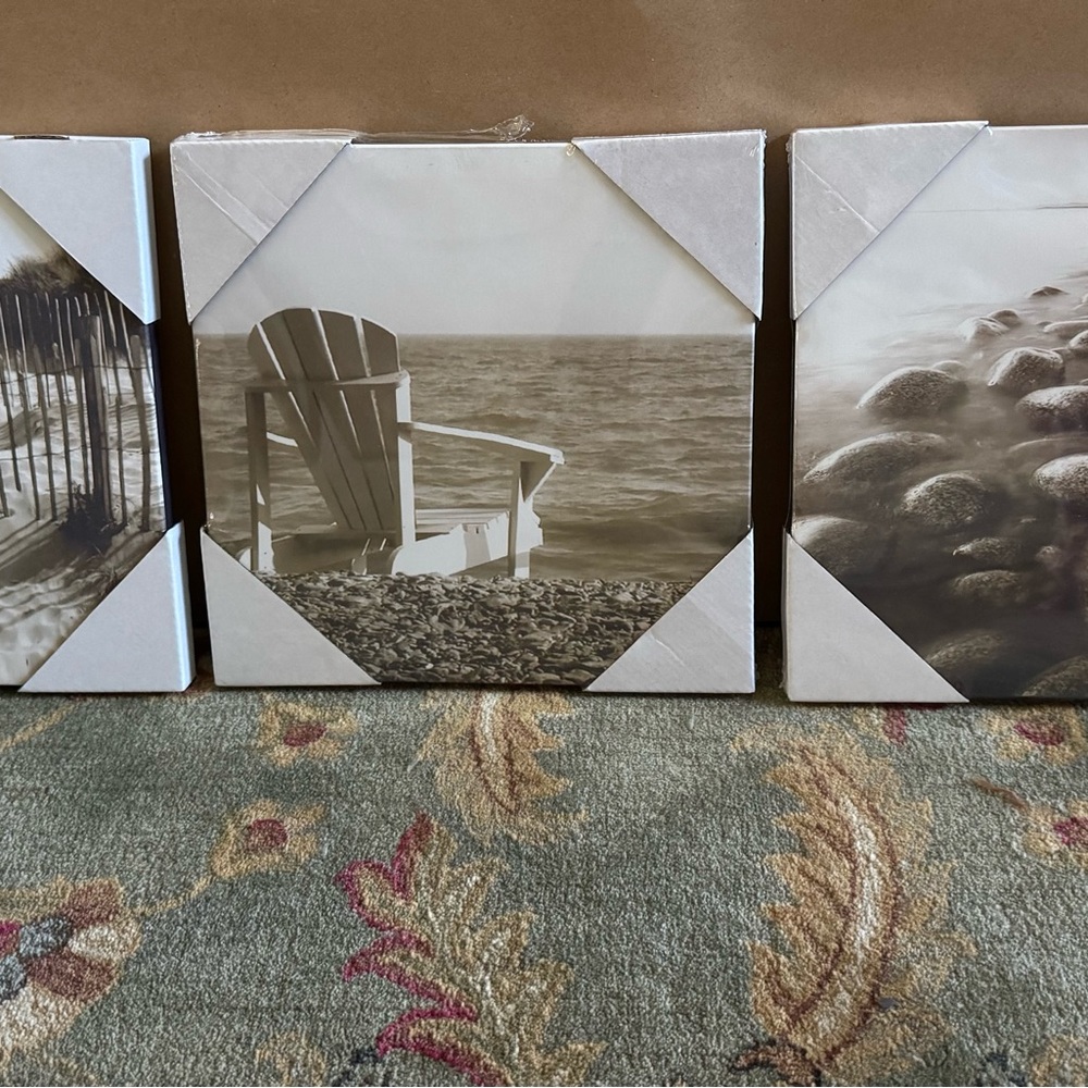 Beach Themed Wall Art Set
